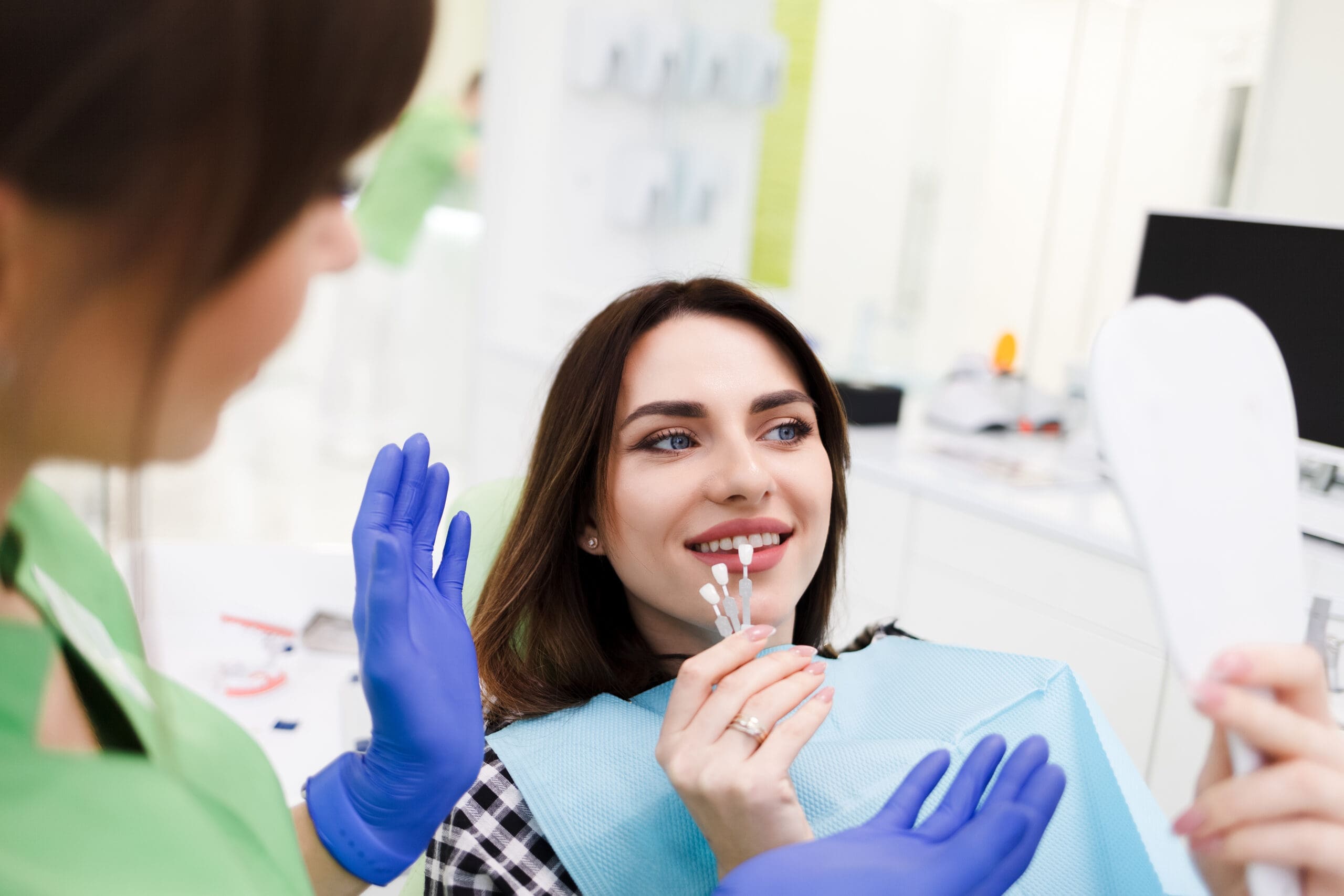 woman at dentist