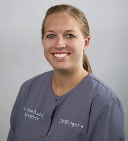 Weston Dental Specialists Group dental hygienist, Lauren Stimson.